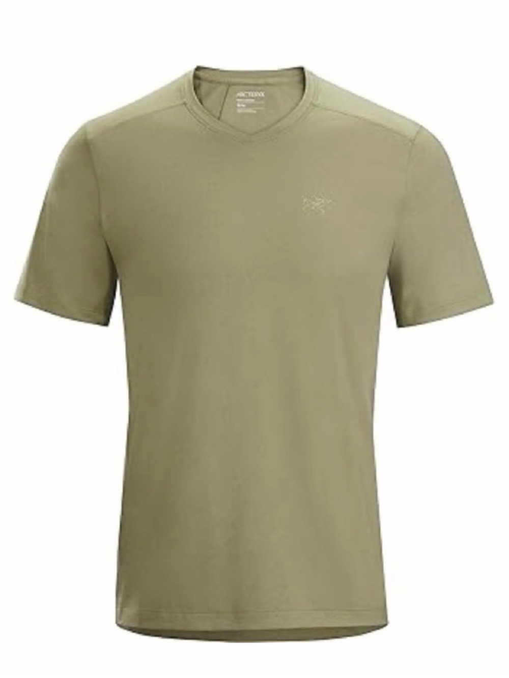 Arc'teryx Men's V-Neck Short Sleeve Tee - Olive Green